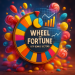 An artistic representation of the Wheel of Fortune with a focus on RTP bonus